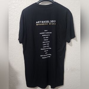 Art Basel 2017 Humankind Black Tee Large